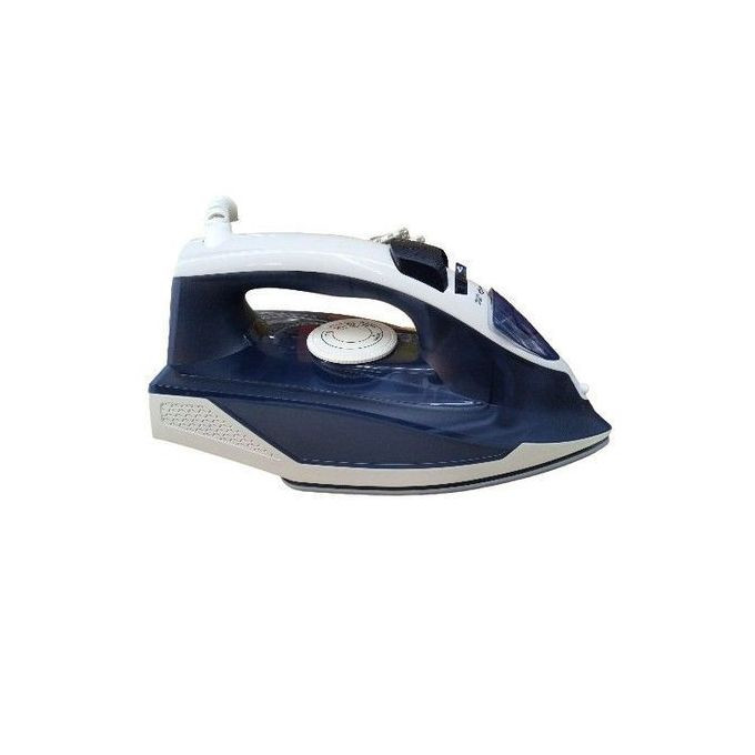 Steam And Dry Flat Iron White, Navy Blue