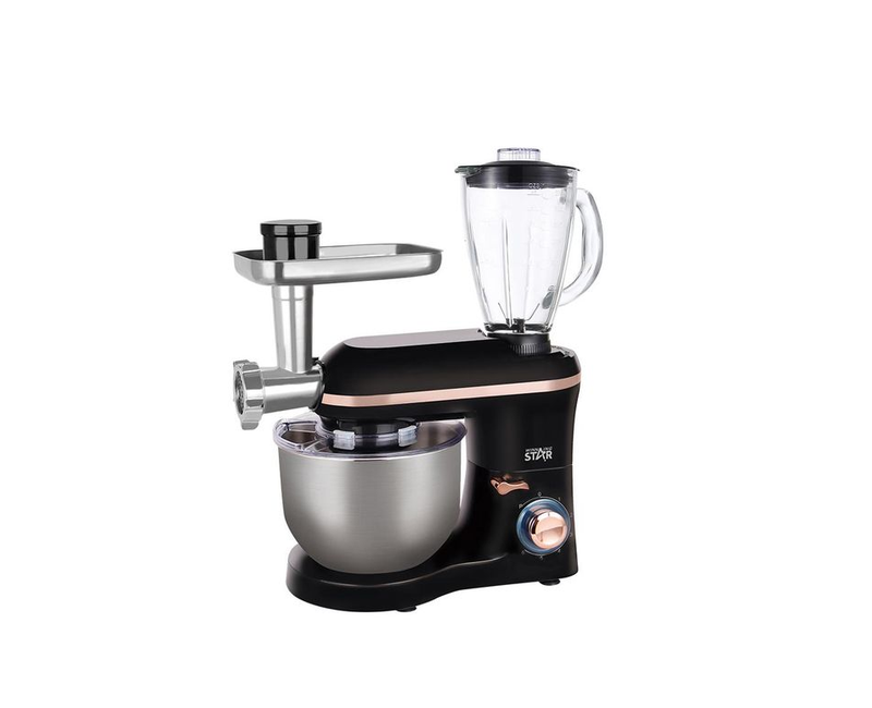 5.5 L 6 Speed 3 in 1 Food Mixer Professional Commercial Blender Stand Mixer Meat Grinder For Home Winningstar