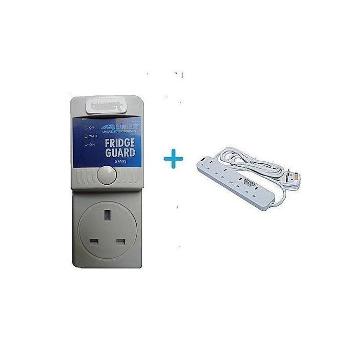 Fridge Guard and Heavy Duty 4way Power Extension