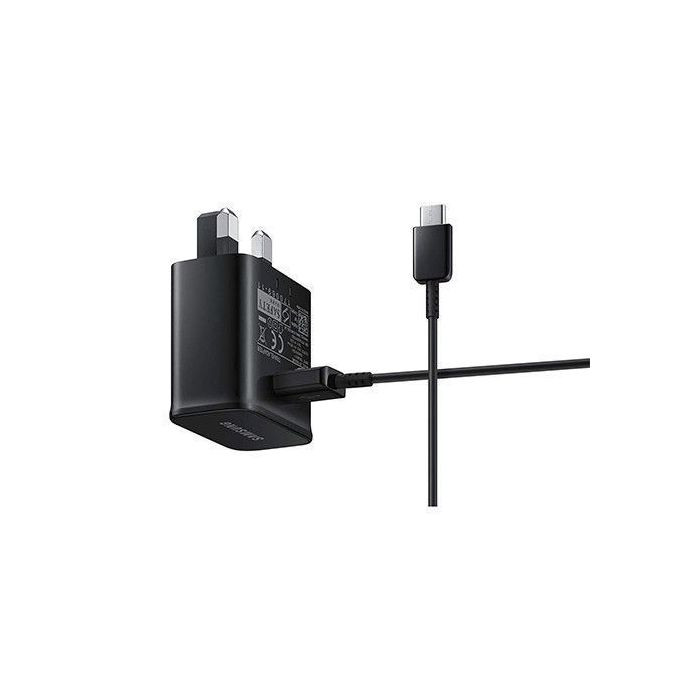 Original Fast Charge Travel Adapter Charger & USB Cable - Black
