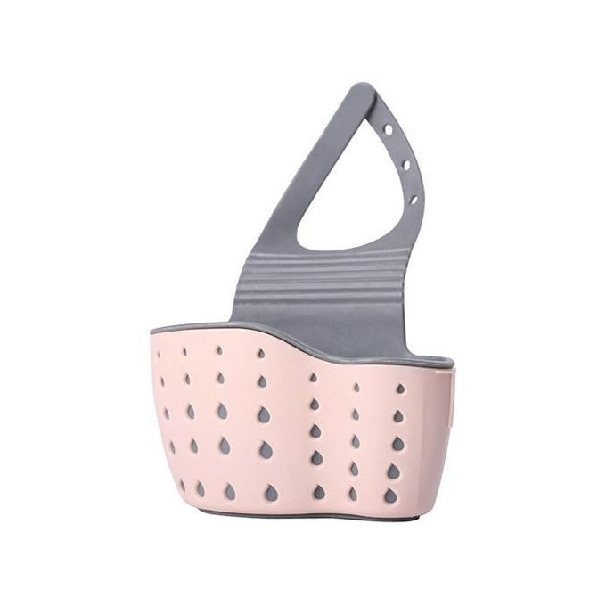Sink Sponge Drainer/ Kitchen Drain Basket - pink