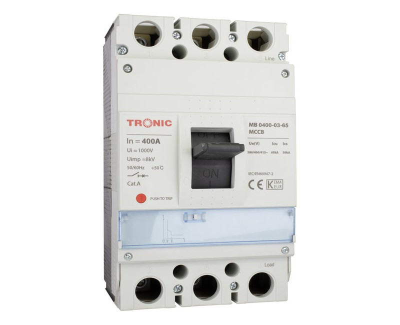 MCCB BREAKER SGM6 400A 3P 65KA 400M MB 0400-03-65