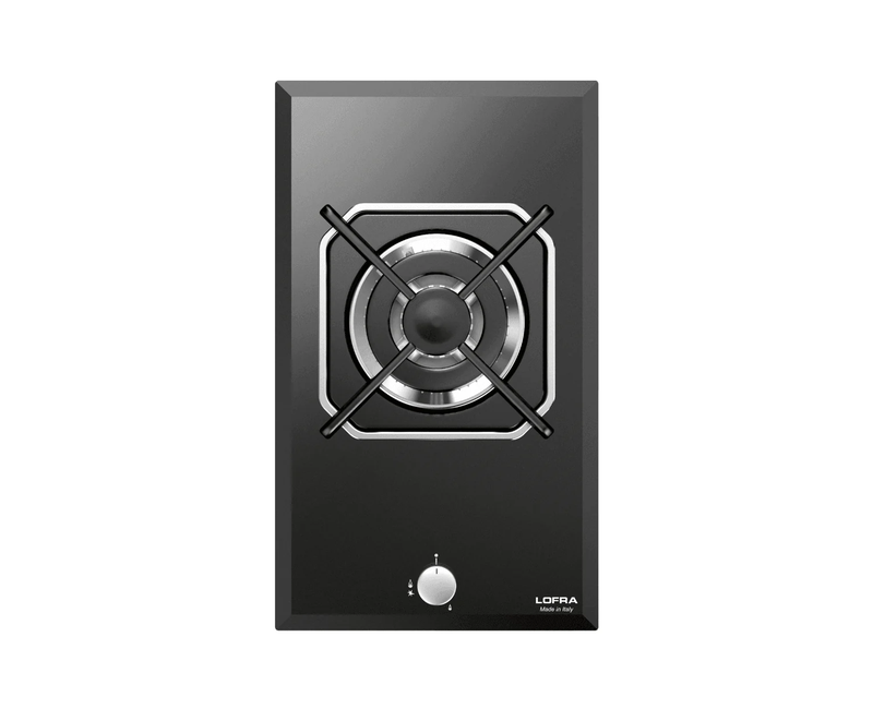 Glass Single Burner Gas Stove Cooker- Black.