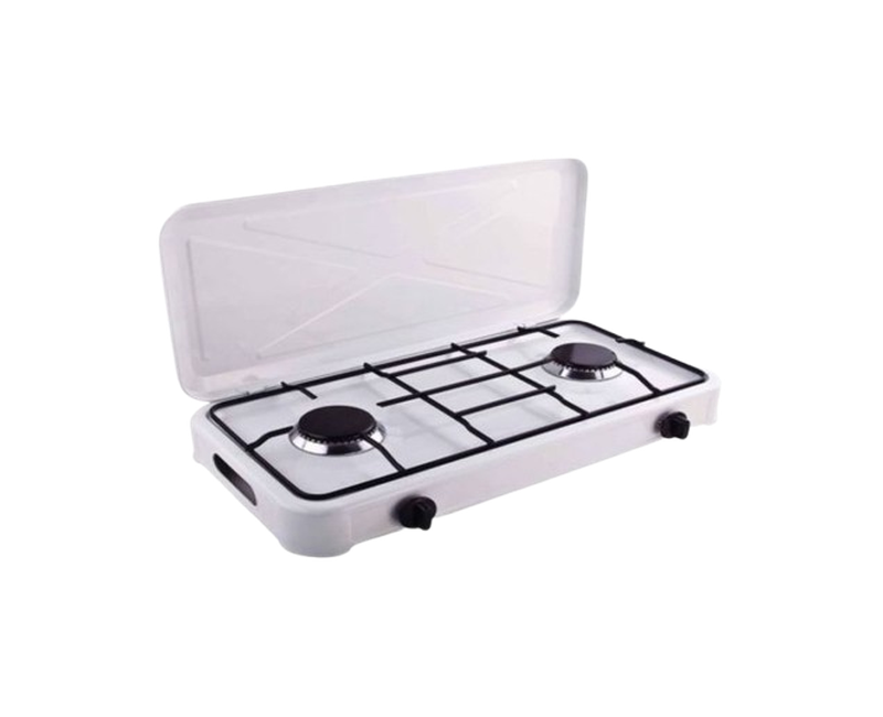 2 Burner Gas Cooking Stove - White Starlux