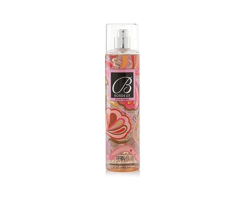 Bordeaux Body Splash For Ladies, 250 ml