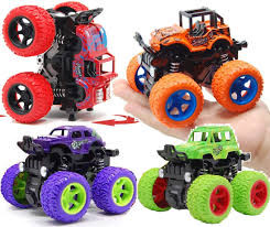 Two Pieces Four Wheel off-Road Vehicle Toy Children's Car - multiple colours