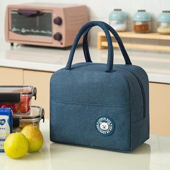 Insulated Lunch Bag Lunch Handbag - Blue