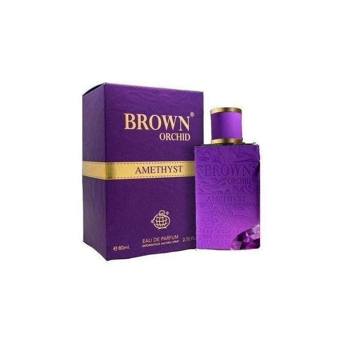 Brown Orchid Amethyst Perfume For Ladies, 80ml