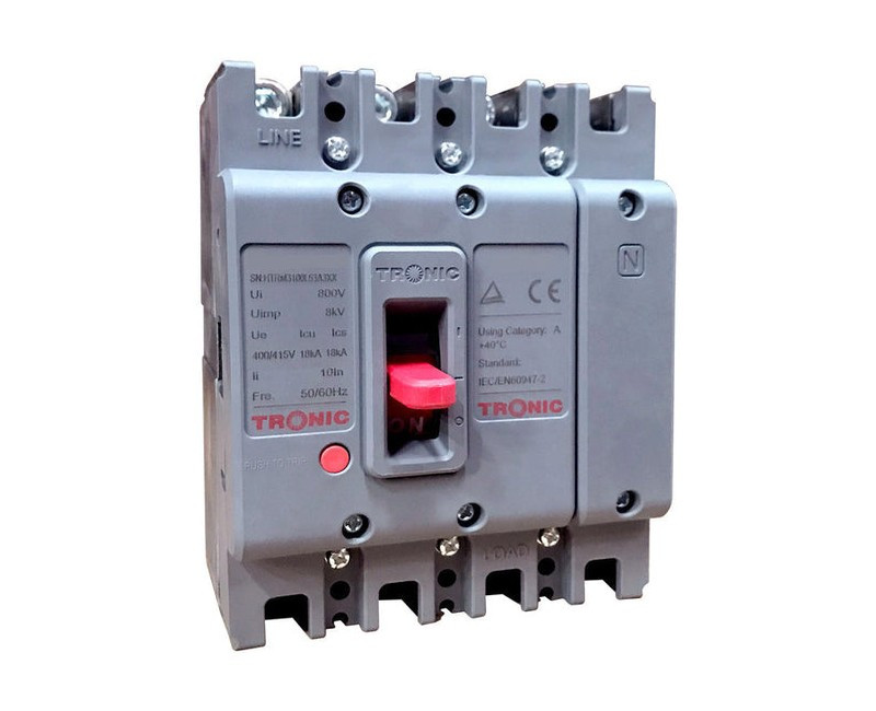 MCCB BREAKER 250A 4POLE MG 250L-0250-04