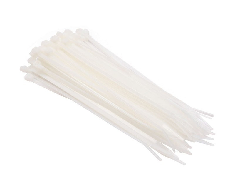 Cable Ties 200 X 3.6 WHITE Tronic NT 0200-36 NT 0200-36