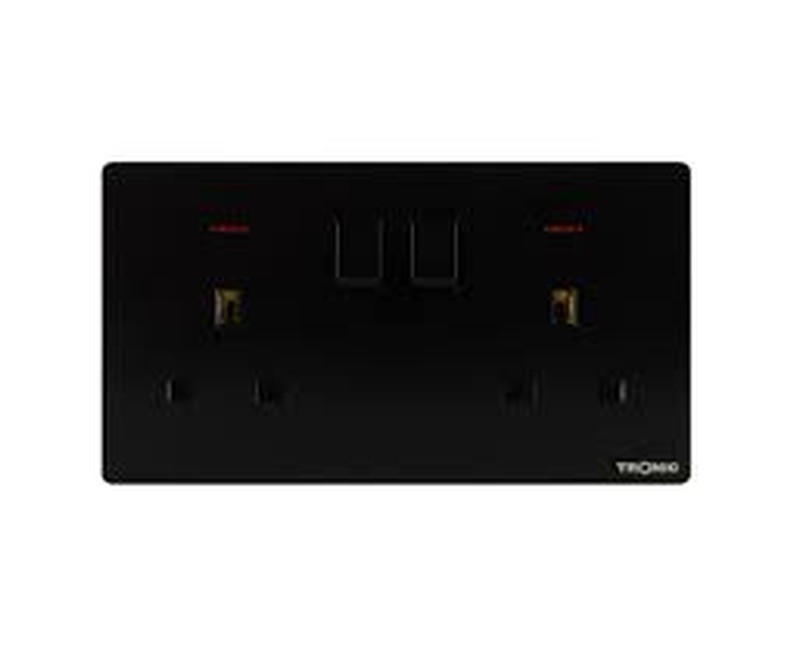 SOCKET 2GANG 13A NEON TD 5213-NE-GO