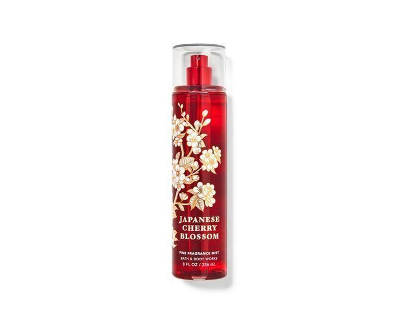 Bath And Body Works Japanese Cherry Blossom Body Mist 236Ml-Red