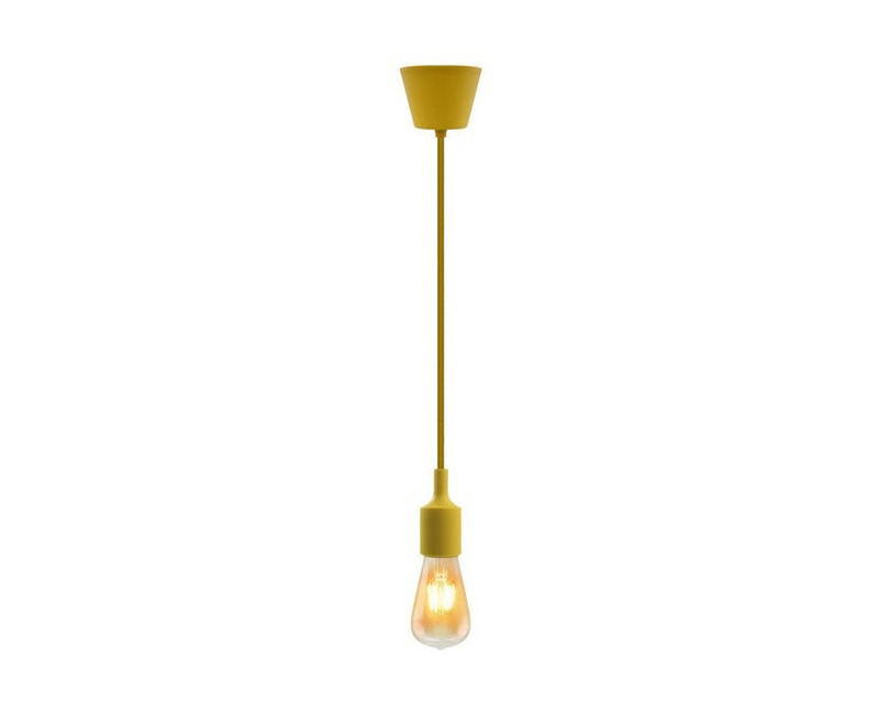 PVC HOLDER E27 - YELLOW PL HO27-YL