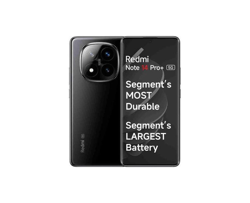Redmi Note 14 Pro+ 5G 6.67" 12GB RAM 512GB ROM 50MP 6200mAh - Black