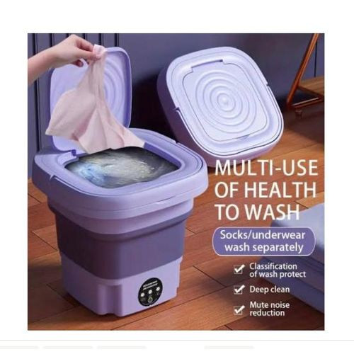 Small Portable Washing Machine, Mini Washer 4.5L High Capacity with 3 Modes Deep Cleaning for Underwear, Baby Clothes, or Small Items, Foldable Washing Machine for Apartments, Camping, Travel -Multicolor