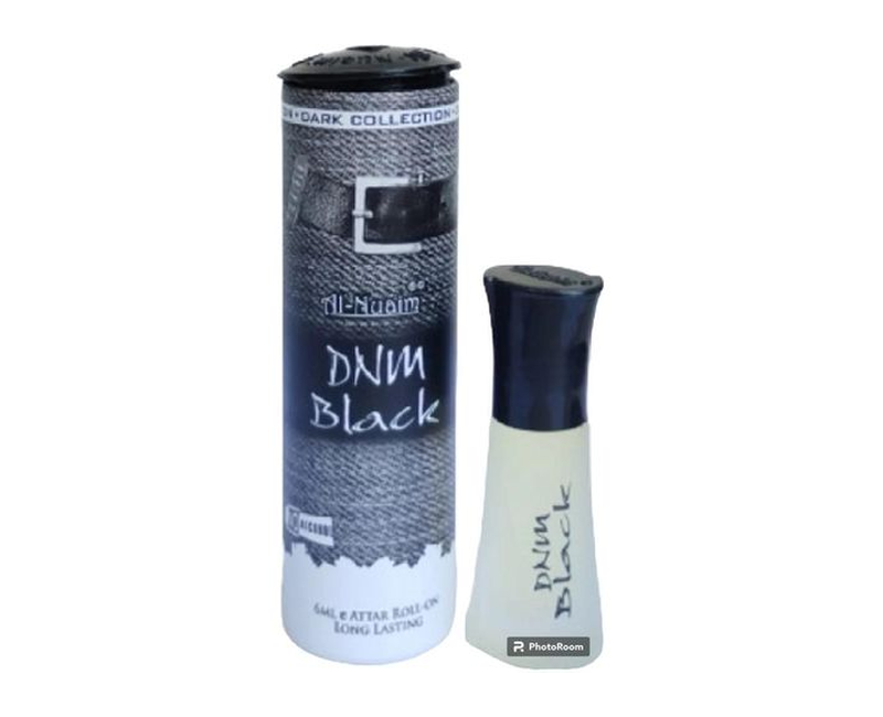 Al Nuaim DNM Black Attar Roll On Cylinder Pack Floral Attar ,6ml