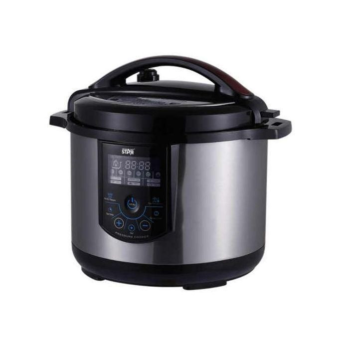 Winningstar 10L Multi-function Rice Electric Pressure Cooker With IMD Touch Panel, Silver.