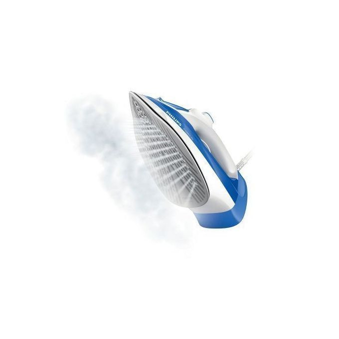 2 In 1 Steam & Flat Iron - Blue
