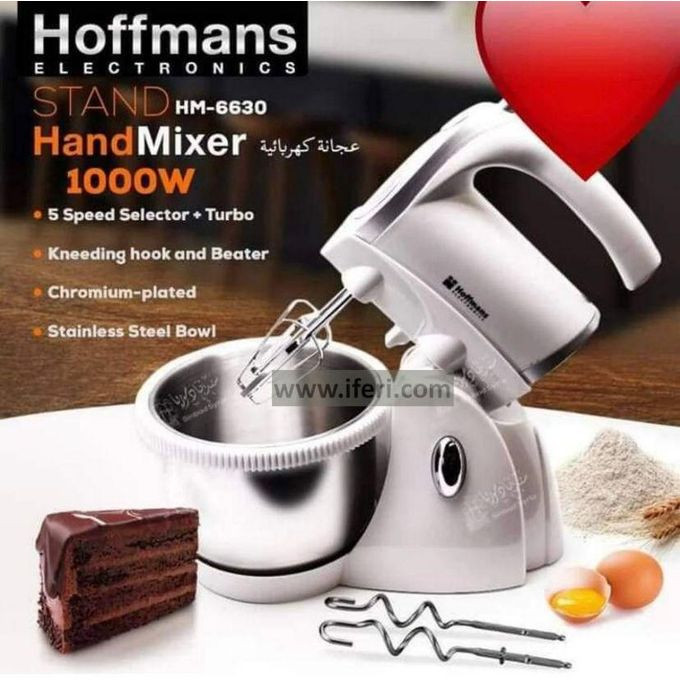 Hoffmans Stand Mixer 5 Speed 1000 Watts HM-6630