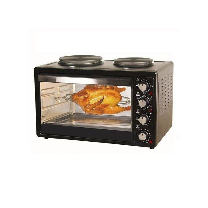 RAF 40L Electric Oven with 2 Hotplates - Multicolur