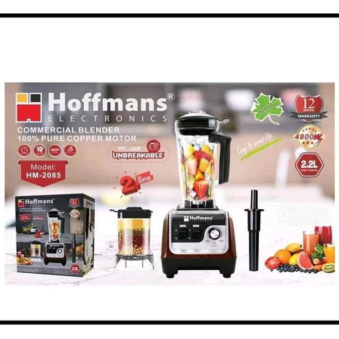 2.2L HM-2085 Commercial Blender - Black