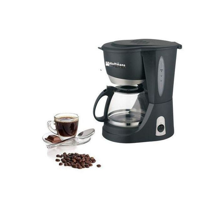 Hoffmans  Electric 0.6 Litres Drip Coffee Maker – Black