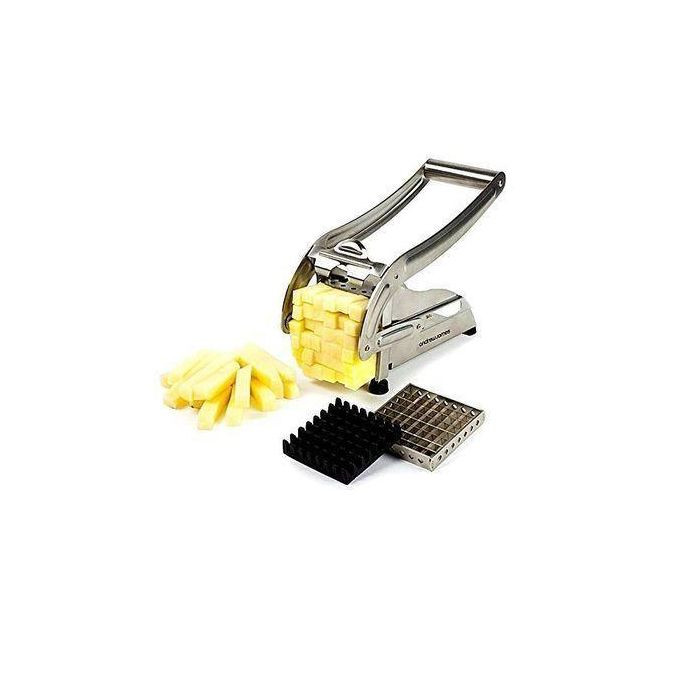 Stainless Steel Potato Chopper - Silver