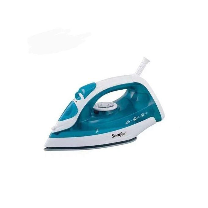 Steam Iron With Ceramic Soleplate-White, Blue