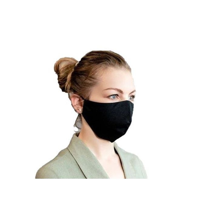 Reusable Protective Unisex Dust Washable Face Mask - Black