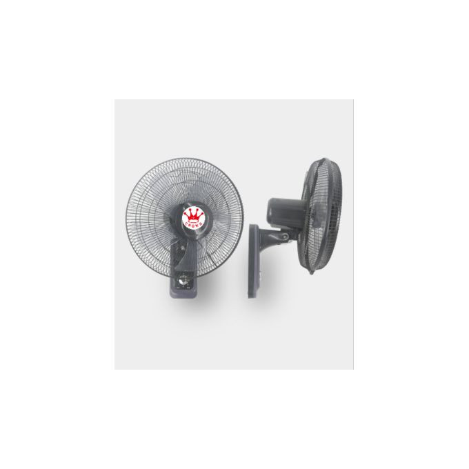 16" Wall Mounted Fan - Black. (2pcs)