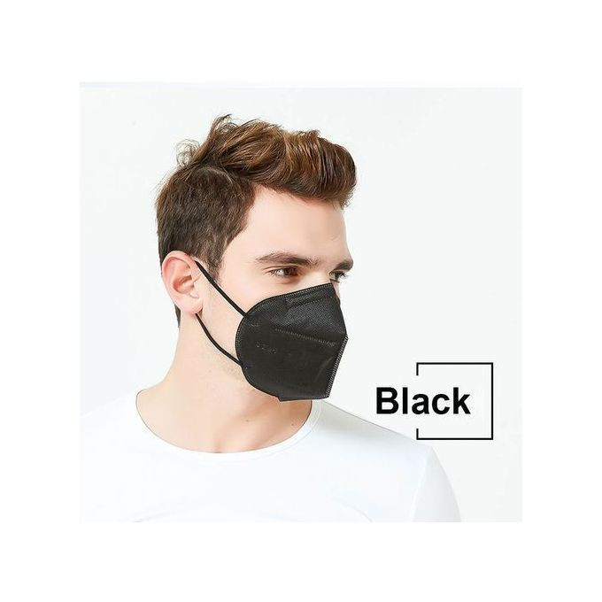 1 Pcs Kn95 Mask Valve - Black,White