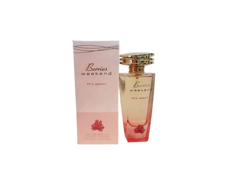 Fragrance World Berries Weekend Pink Edition Eau De Perfume For Ladies, 100ml