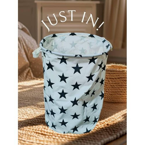 Large Laundry Bucket, Washing Basket Foldable Removable Laundry Baskets Laundry Foldable Basket Laundry Hamper with Lid Double Bag Bin Cotton Linen