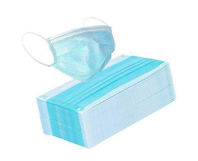 50 Pack Surgical Disposable Face Masks with Elastic Ear - Blue