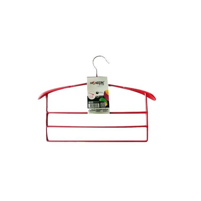 3 Layer Steel Hanger-Pink