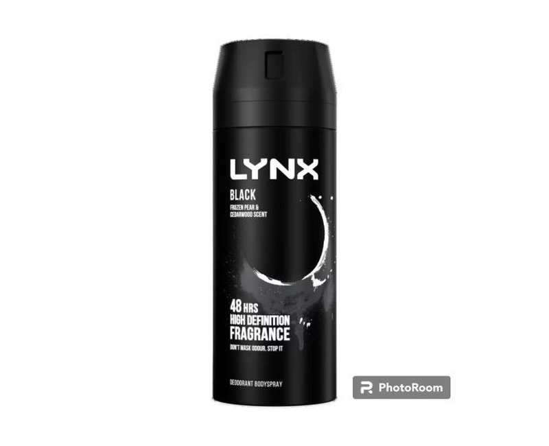 Lynx Black Deodorant Body Spray ,150ml
