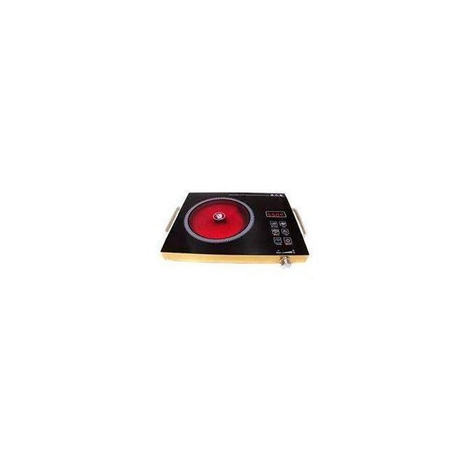 Hoffmans Multifunctional Electric Infrared Cooker Portable Induction Cooker With Crystal Touch Panel -Black