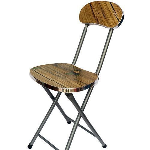 Furniture Arts Design Folding Reading Wooden Chair - Brown