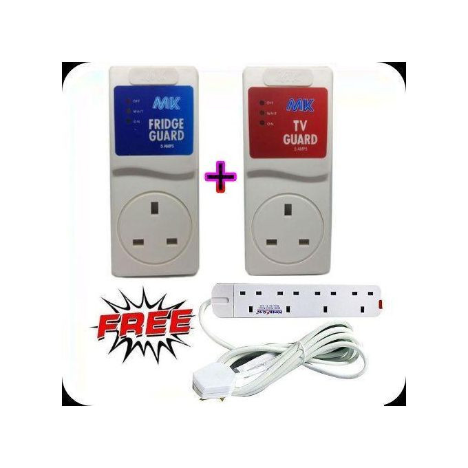 Fridge Guard+ TV Guard +Free Amaze 4 Way Extension