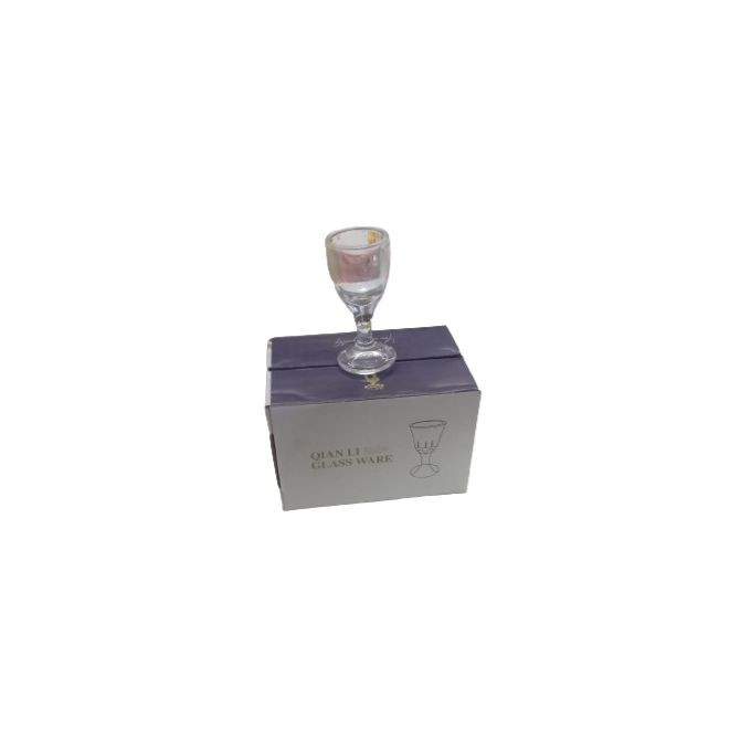 6 pcs mini wine or deer drinking glasses-transparent.