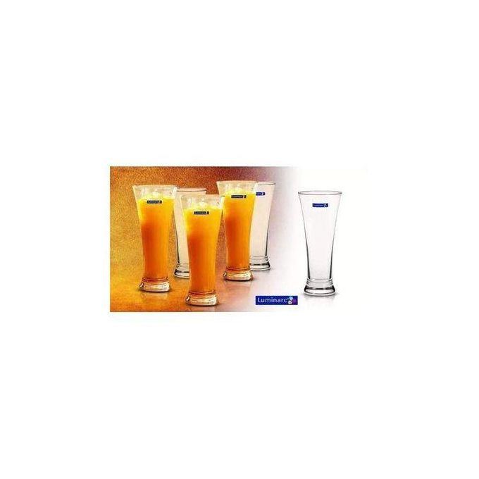 6 Pieces Glasses Set - Transparent