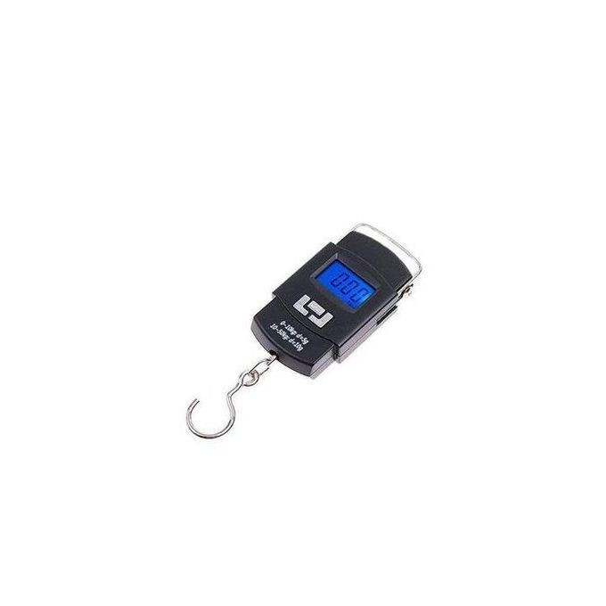 50Kgs / 50 Kgs Portable Hanging Weighing Scale With Clear Digital Screen- Black