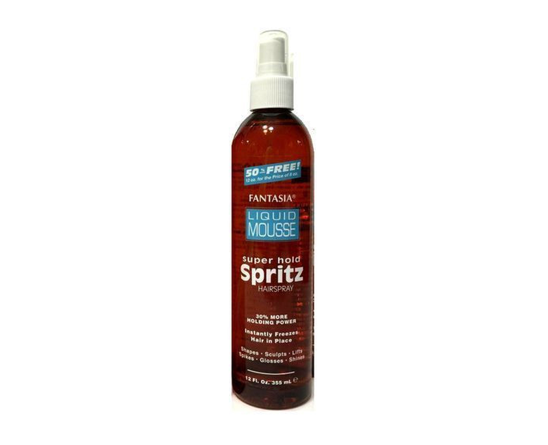 Fantasia Liquid Mousse Super Hold Spritz Hairspray 355ml, 12 oz
