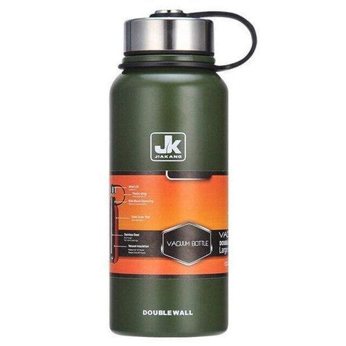 Quality Double Wall Vacuum Travel Bottle - Green /1.5 Litre