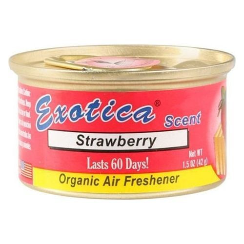 Exotica Organic Air Freshner 1.5 OZ Strawberry-Lasts 60 Days