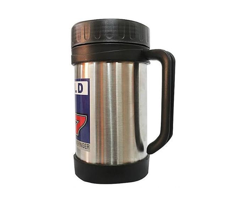Hot And Cold 777 Stainless Steel Vacuum Cup- 0.5L - Silver,Black