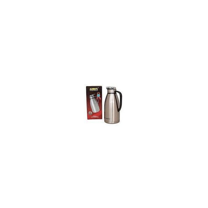 Always Pressing 2L Stainless Steel Vacuum Flask- Silver