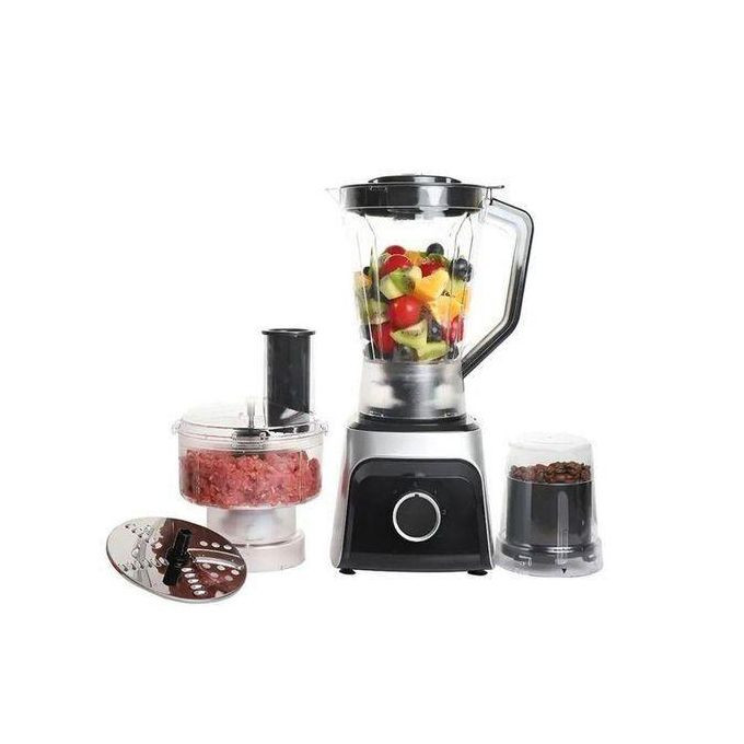 Hoffmans Original 5 in 1 Multifunction Blender 1.8L home Use And Powerful Commercial Food Processor With Juicer, Blender And Grinder-Black