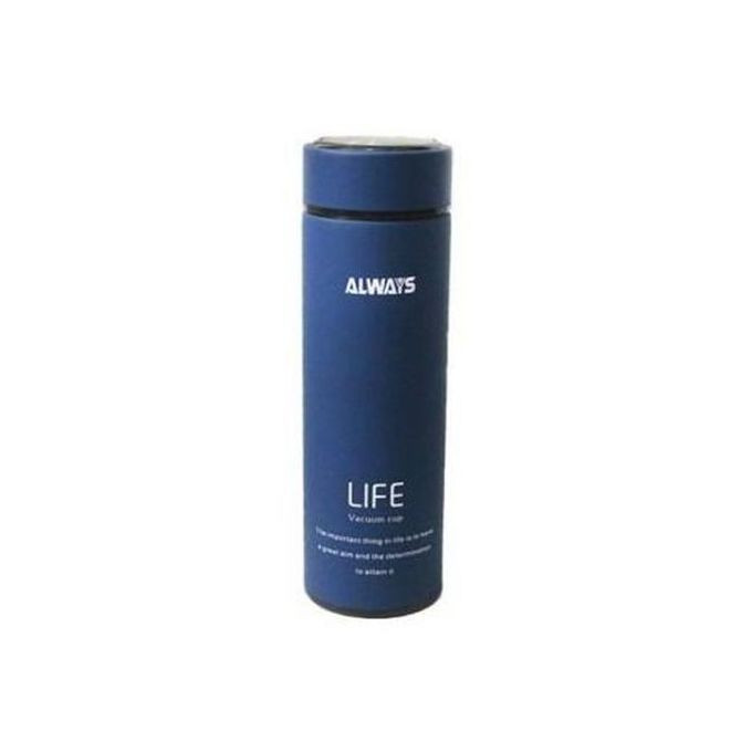 Life Stainless Steel Tea Water Coffee Flask - Blue