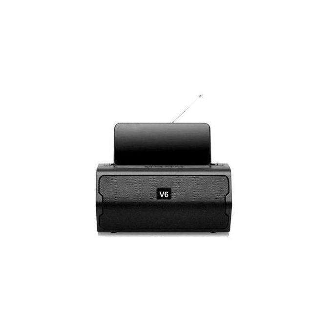 V6 Pro Bass Wireless Bluetooth Speaker -Black